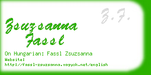 zsuzsanna fassl business card